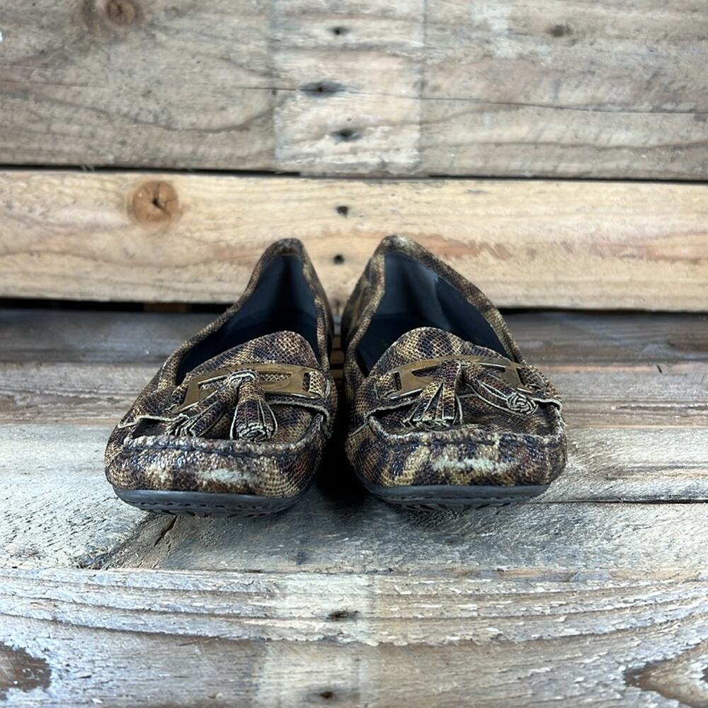 Stuart Weitzman Women's Python Loafers - Tan/Brow… - image 2